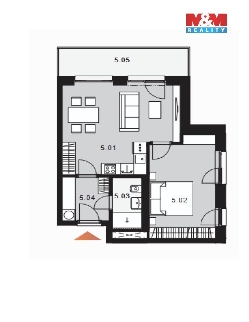Prodej bytu 2+kk 52 m² - foto 9