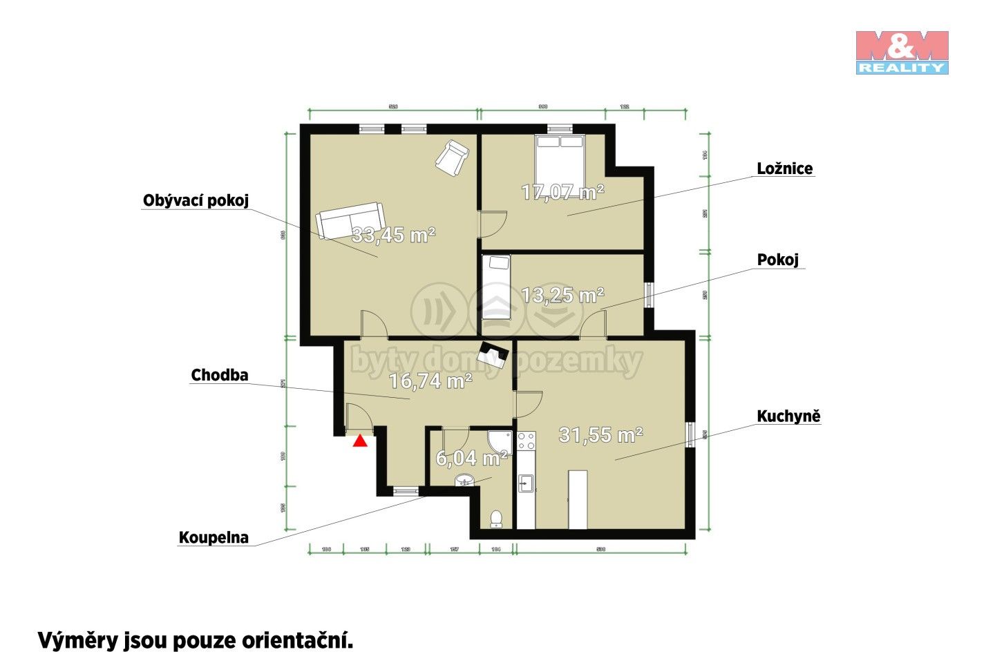 Prodej bytu 3+1 118 m² - foto 14