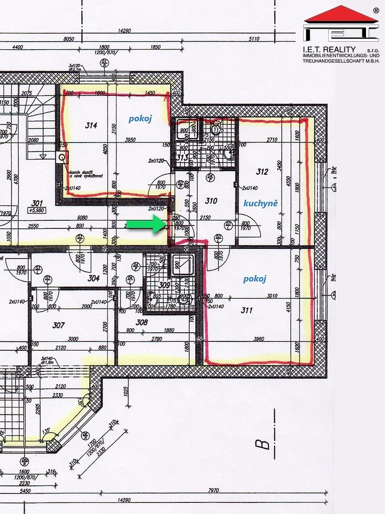 Pronájem bytu 2+1 54 m² - foto 13