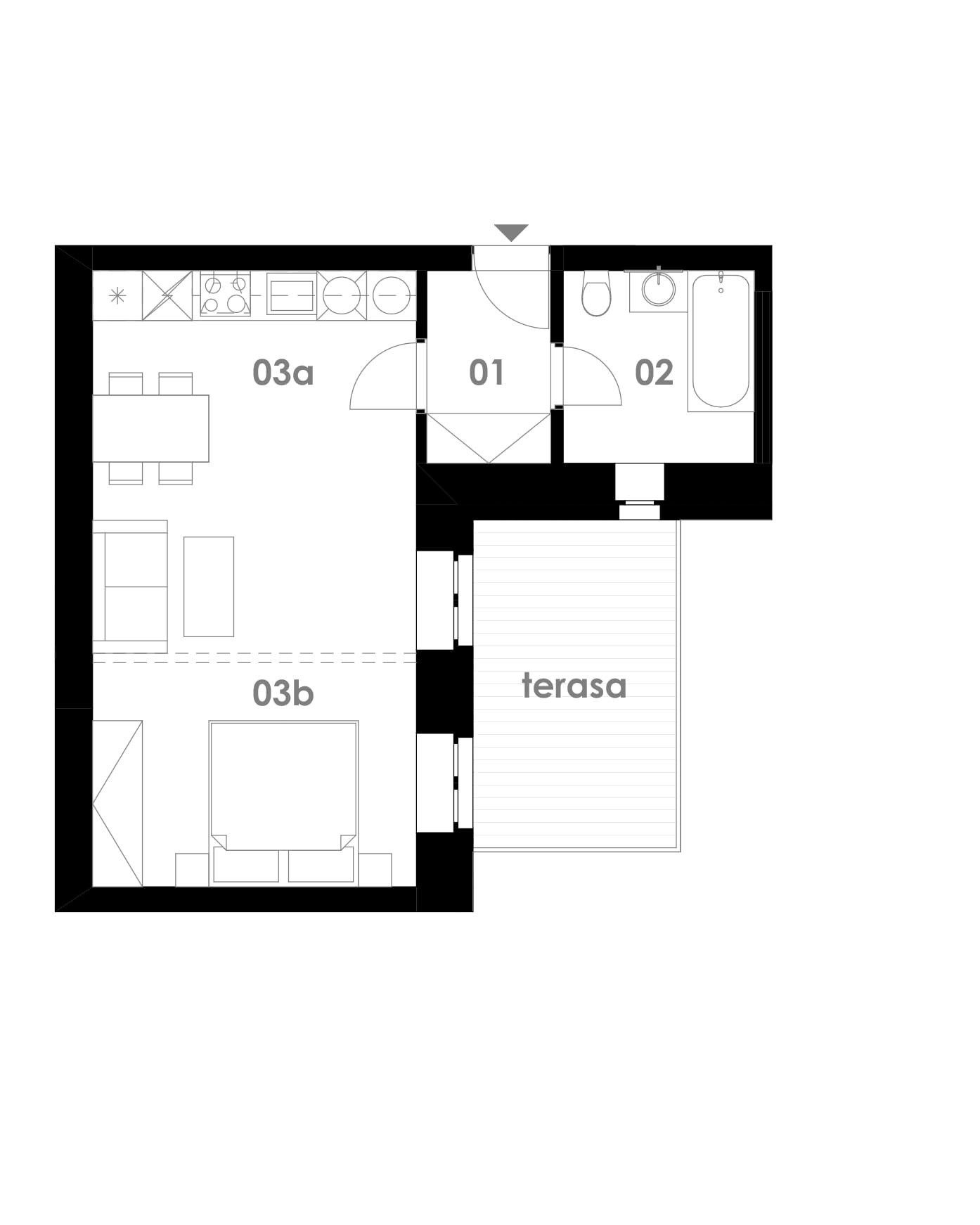 Prodej bytu 1+kk 38 m² - foto 15