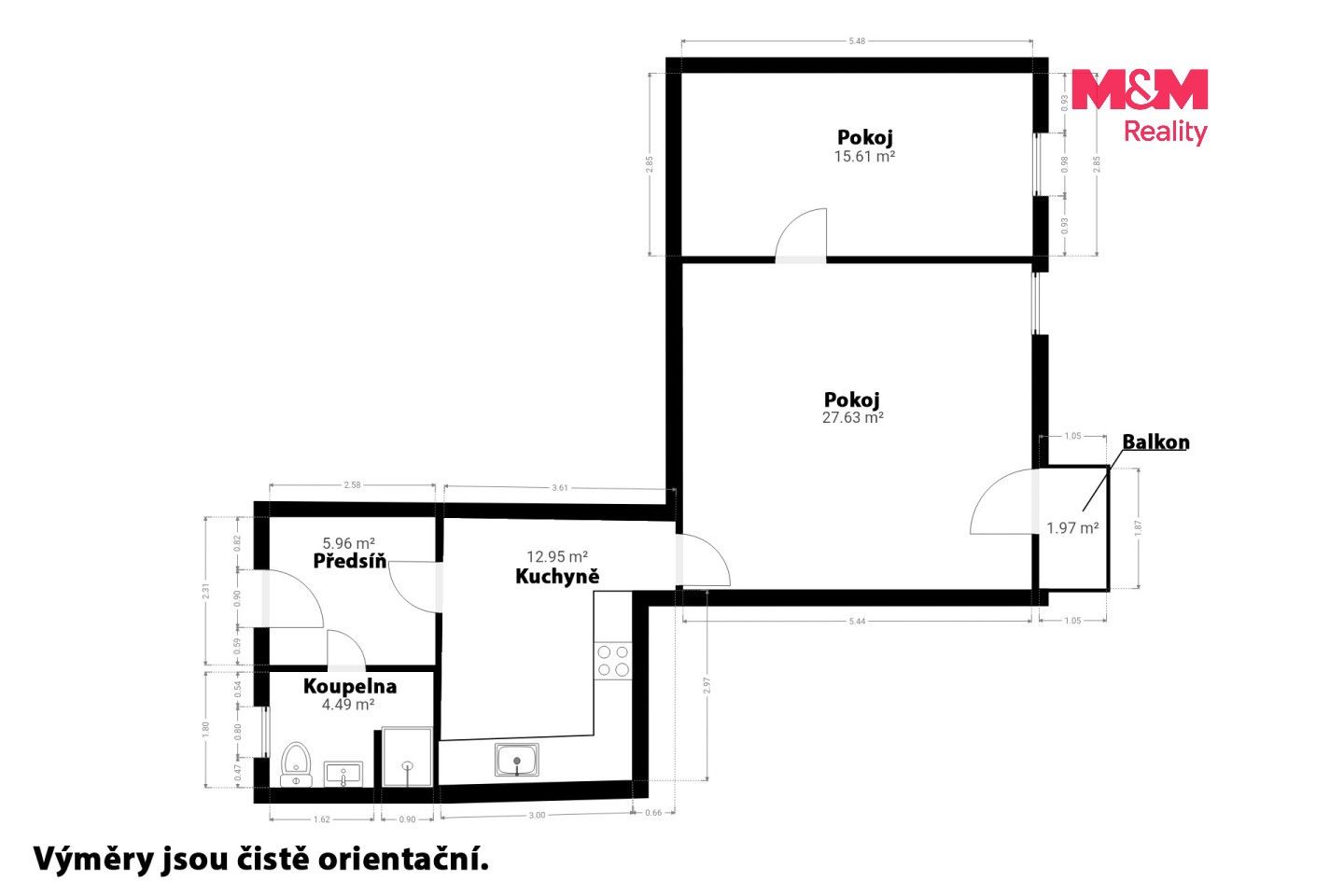 Prodej bytu 2+1 71 m² - foto 16