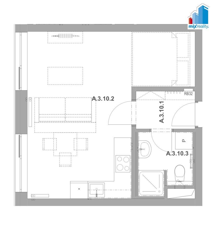 Pronájem bytu 1+kk 31 m² - foto 18