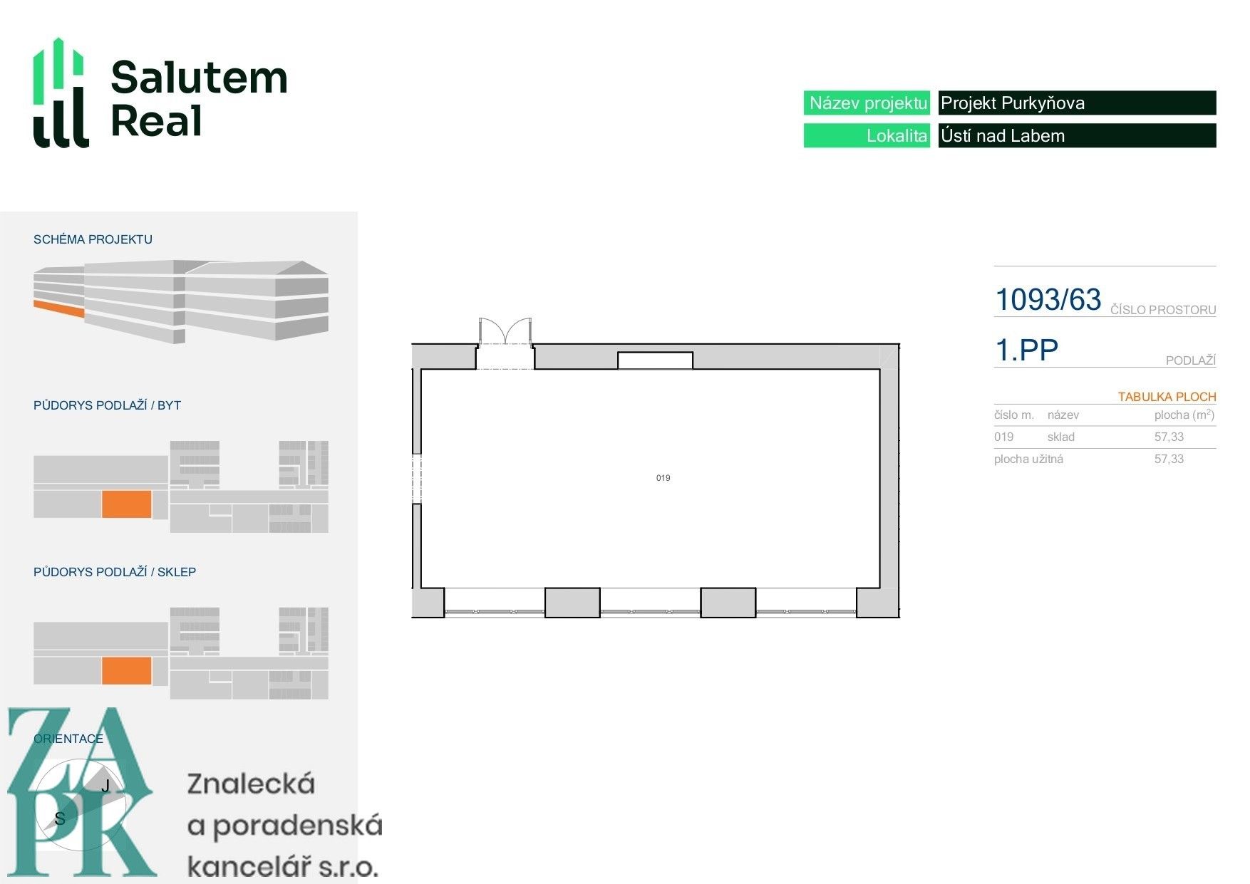 Pronájem nemovitosti 57 m² - foto 3
