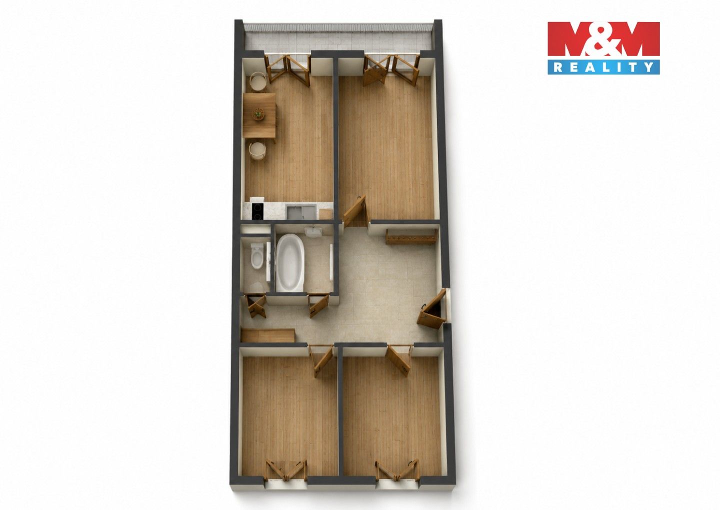 Prodej bytu 3+1 66 m² - foto 3