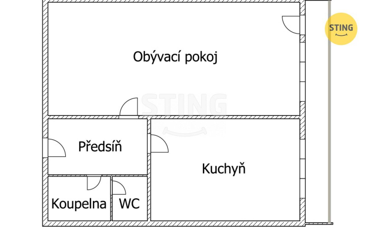 Pronájem bytu 1+1 40 m² - foto 6