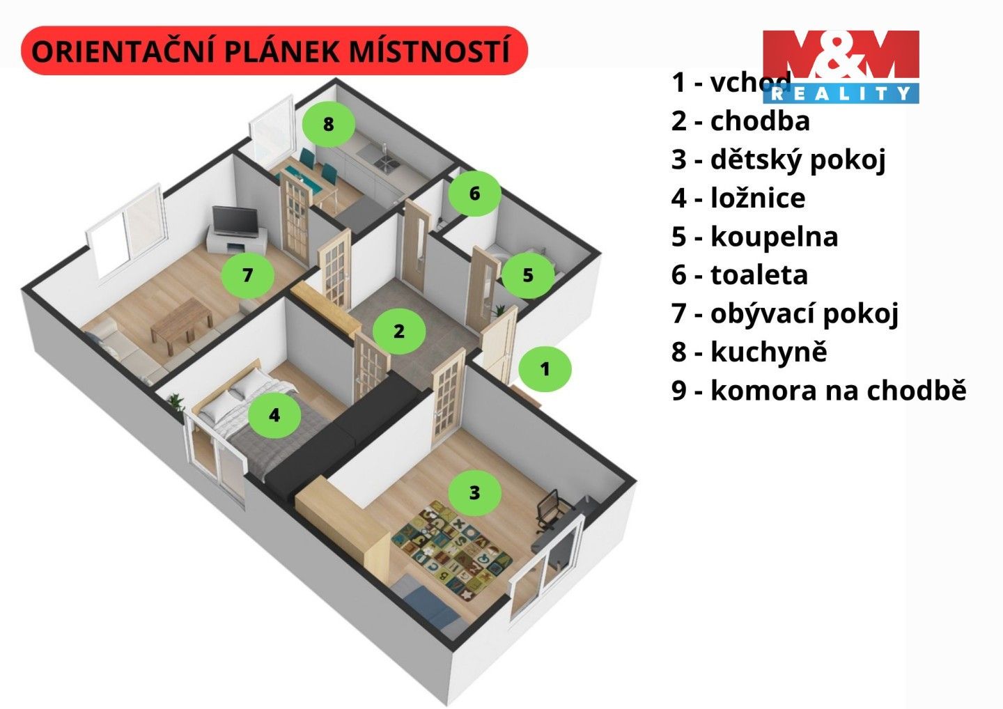 Prodej bytu 3+1 67 m² - foto 9