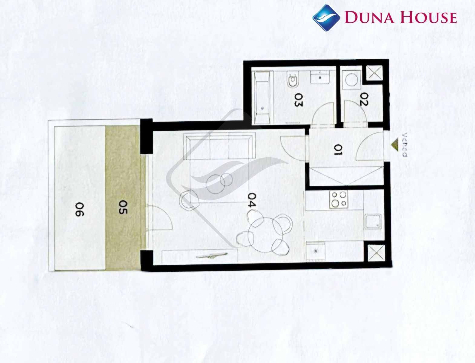 Pronájem bytu 1+kk 39 m² - foto 7