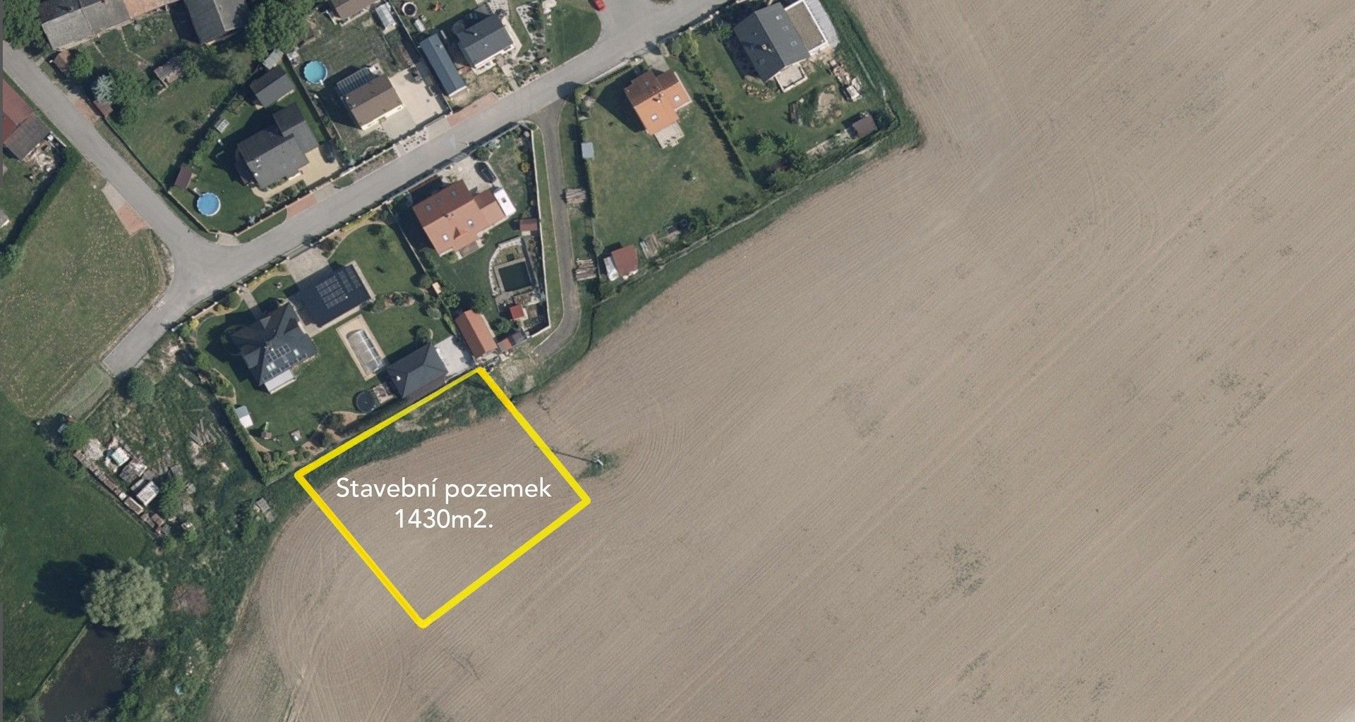 Prodej pozemku 1430 m² - foto 1
