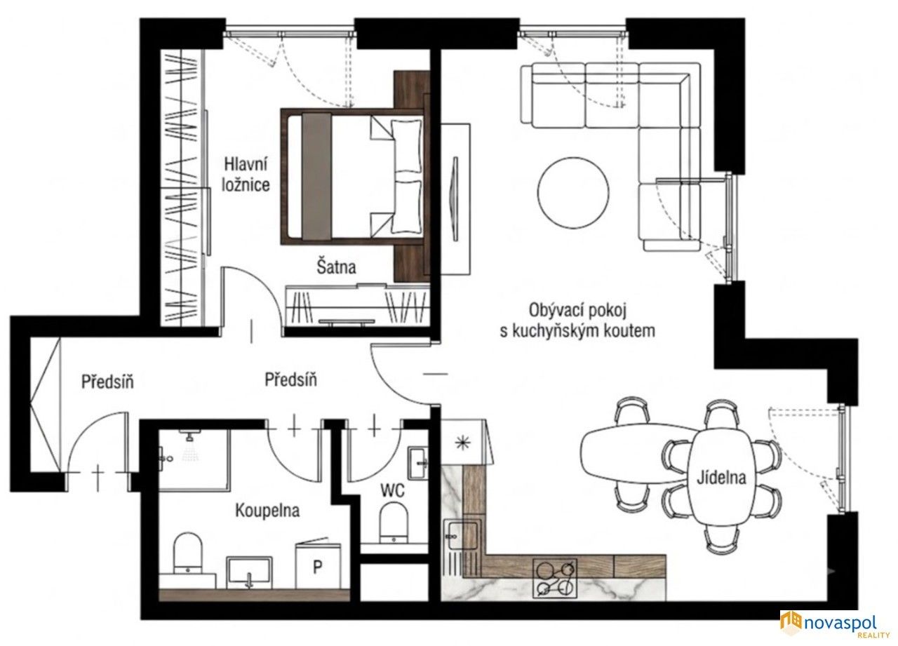 Pronájem bytu 2+kk 61 m² - foto 16