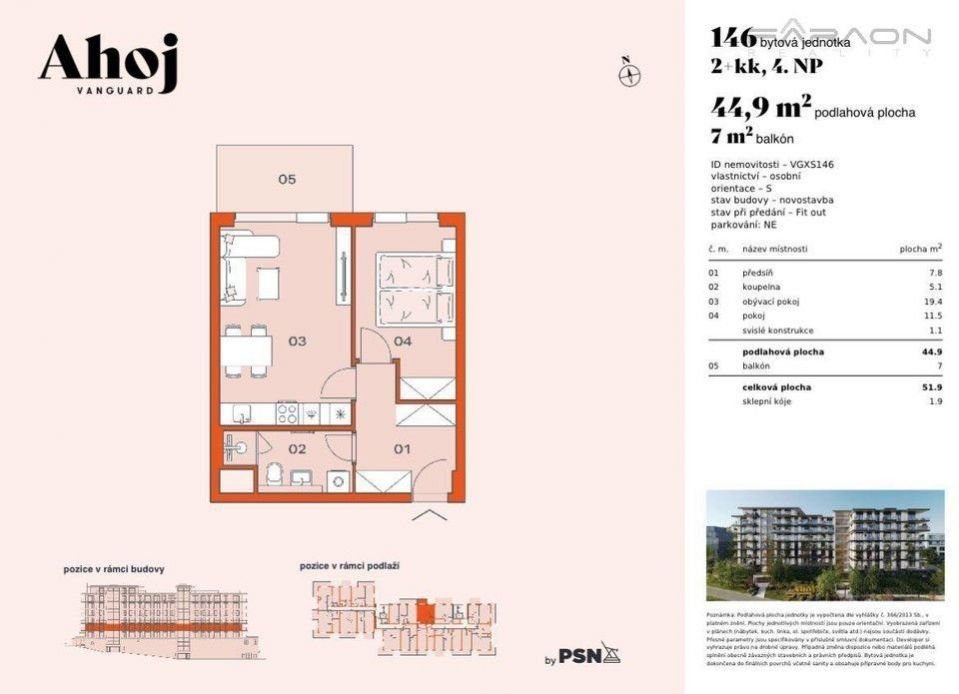 Prodej bytu 2+kk 51 m² - foto 13