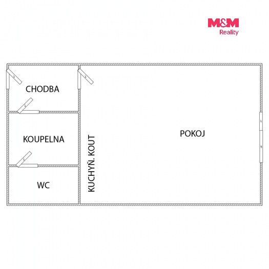 Pronájem bytu 1+kk 20 m² - foto 5