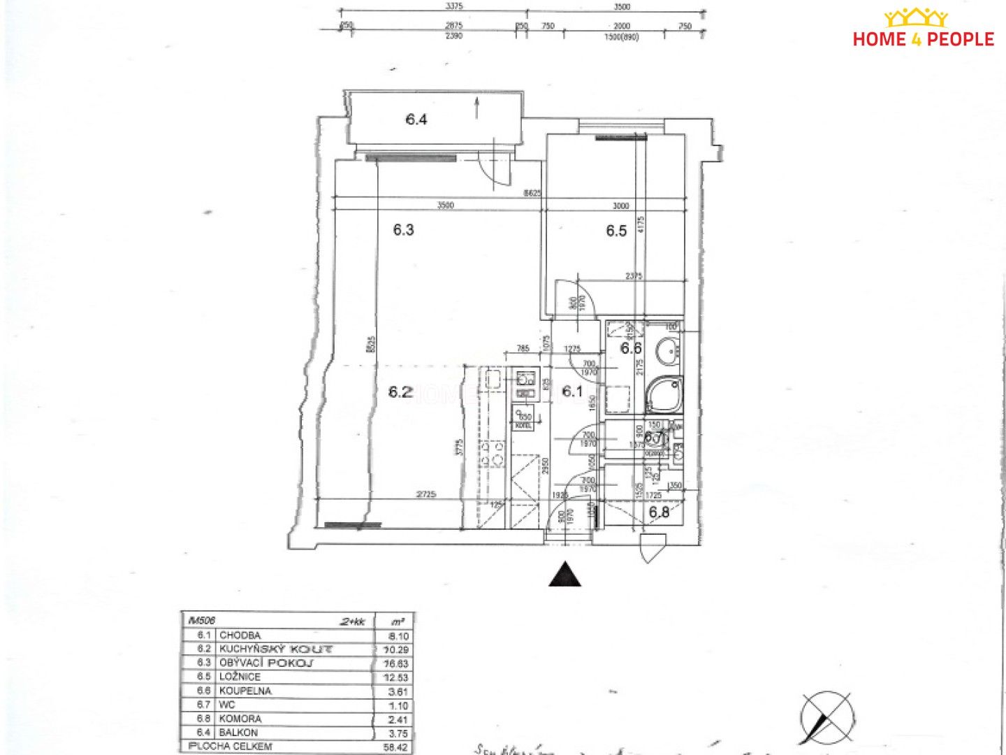 Prodej bytu 2+kk 58 m² - foto 13