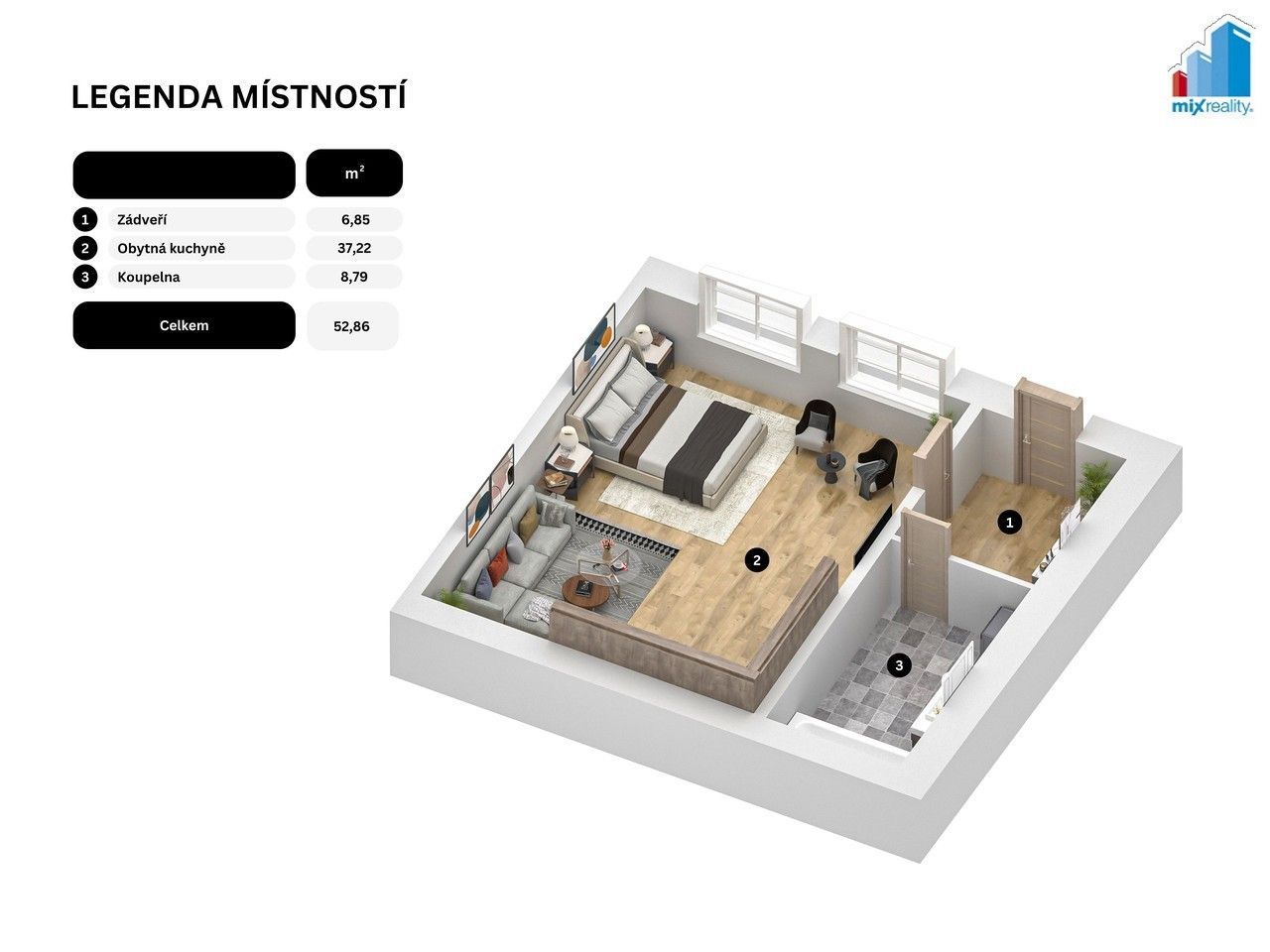 Prodej bytu 1+kk 52 m² - foto 23