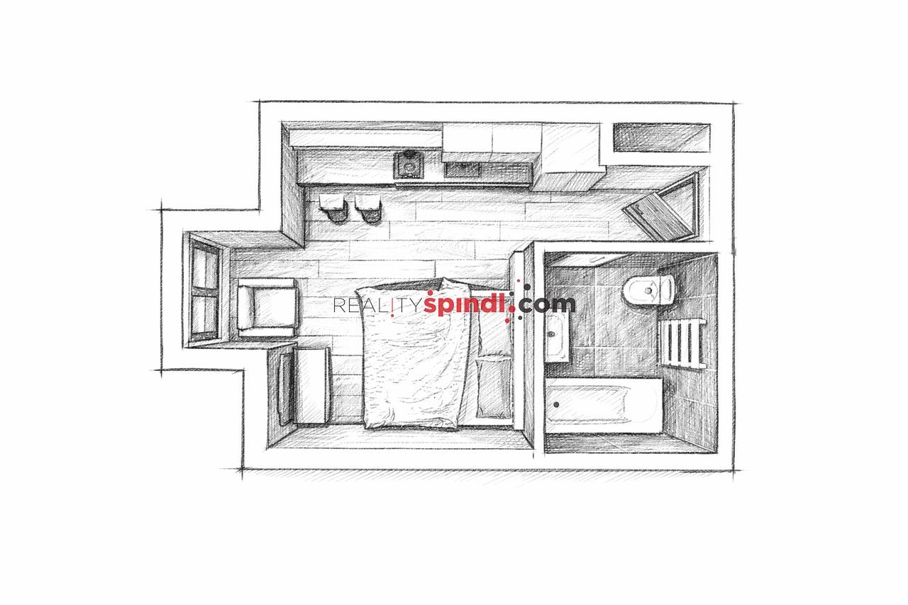Pronájem bytu 1+kk 24 m² - foto 8