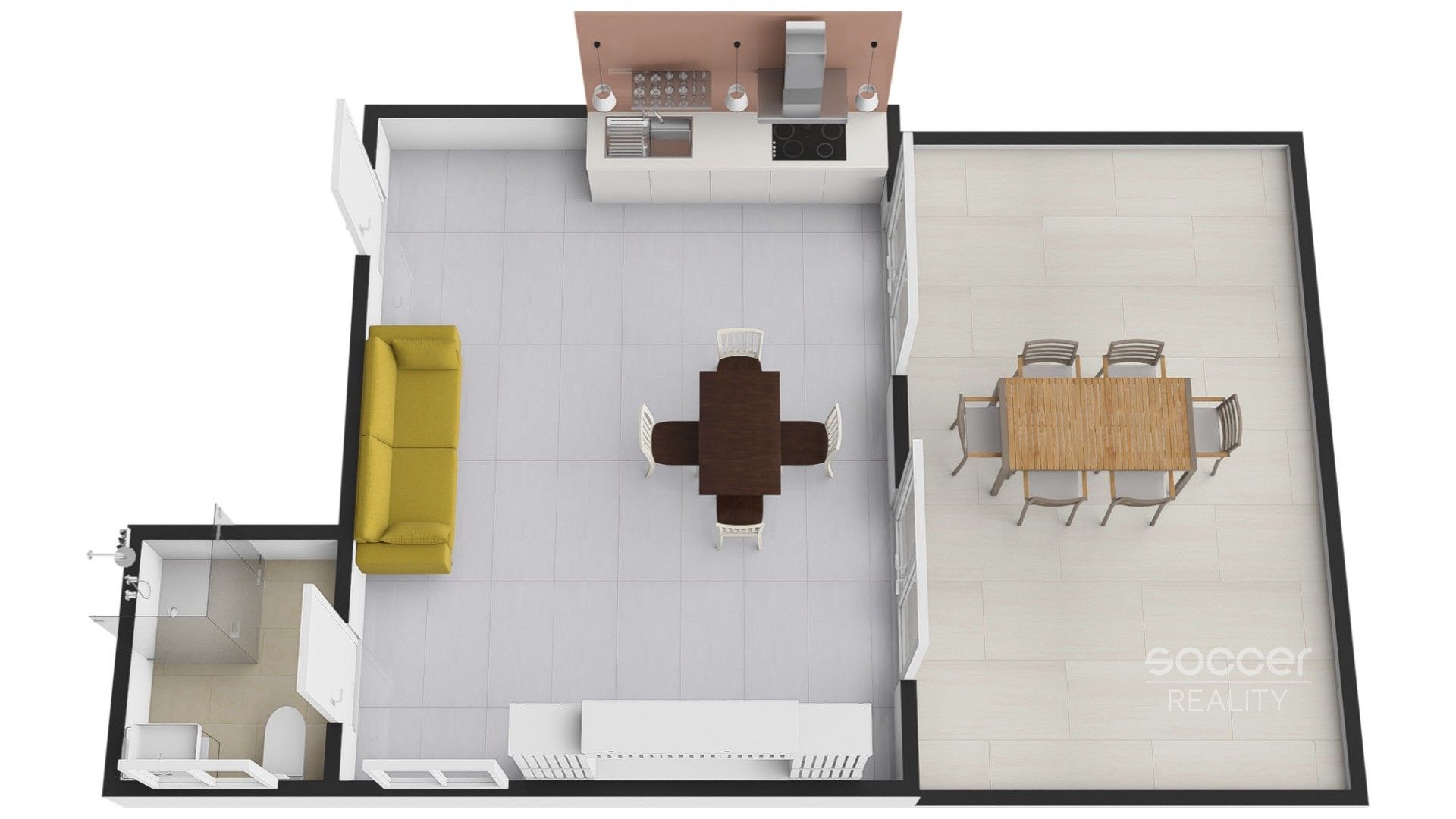 Pronájem bytu 1+kk 37 m² - foto 6