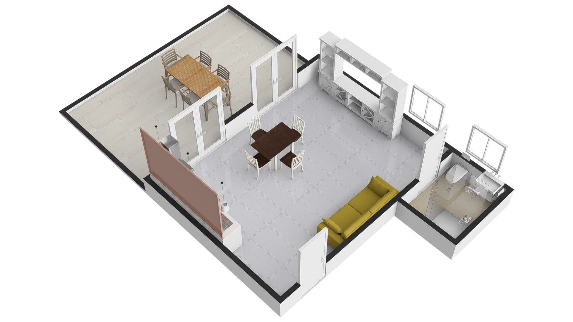 Pronájem bytu 1+kk 37 m² - foto 7