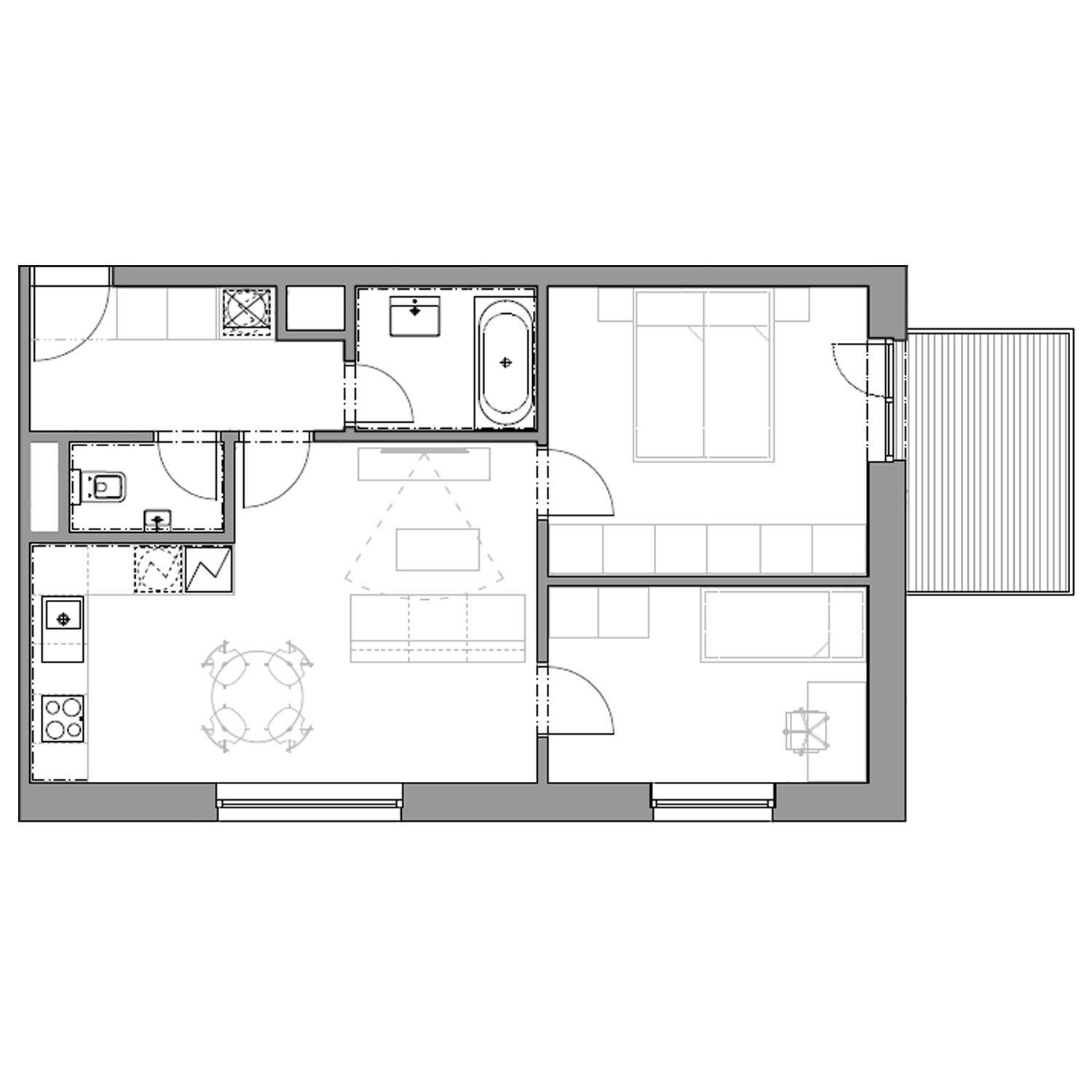 Prodej bytu 3+kk 57 m² - foto 2