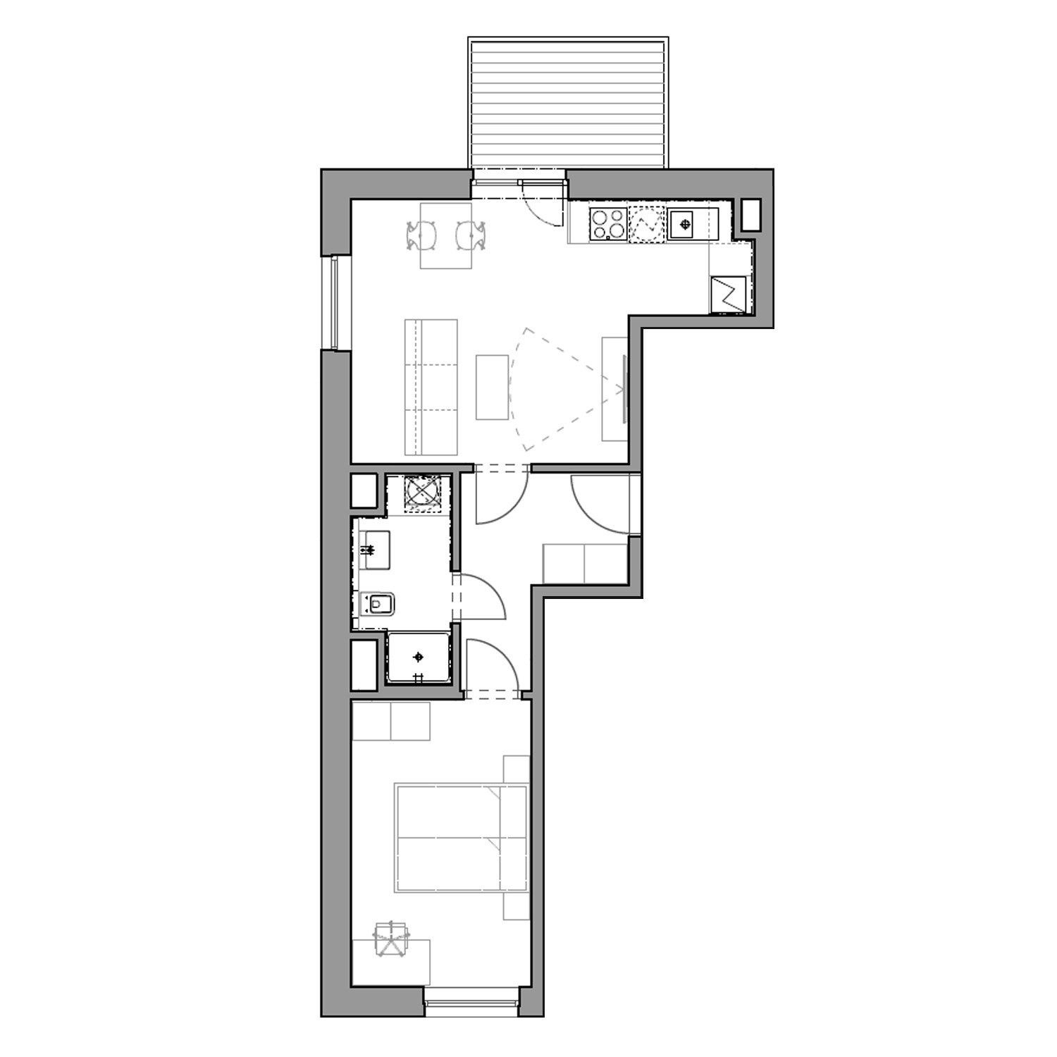 Prodej bytu 2+kk 44 m² - foto 8