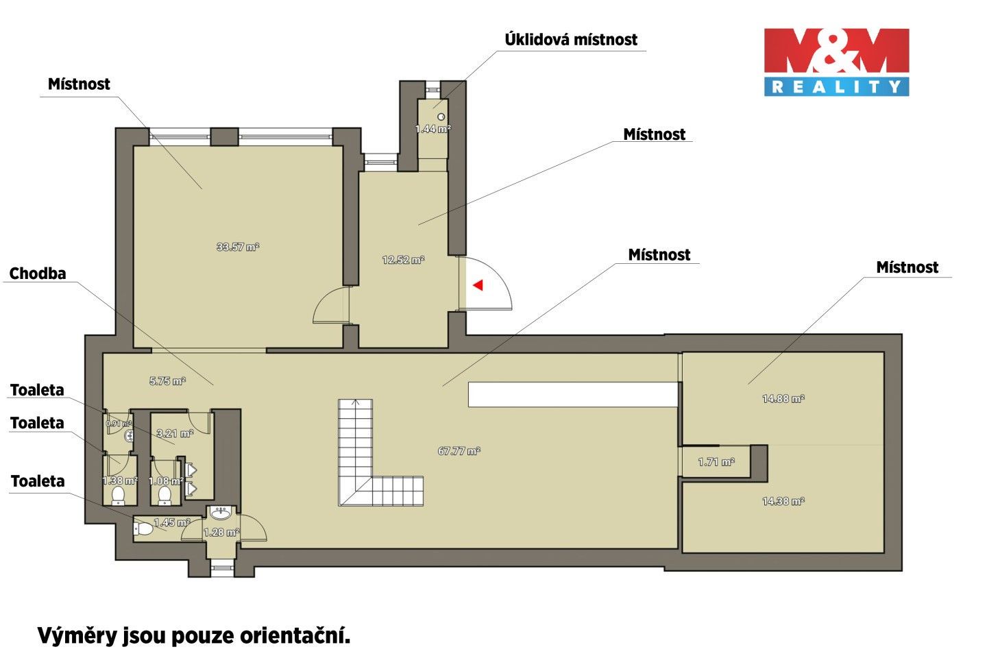 Pronájem komerčního prostoru 208 m² - foto 3