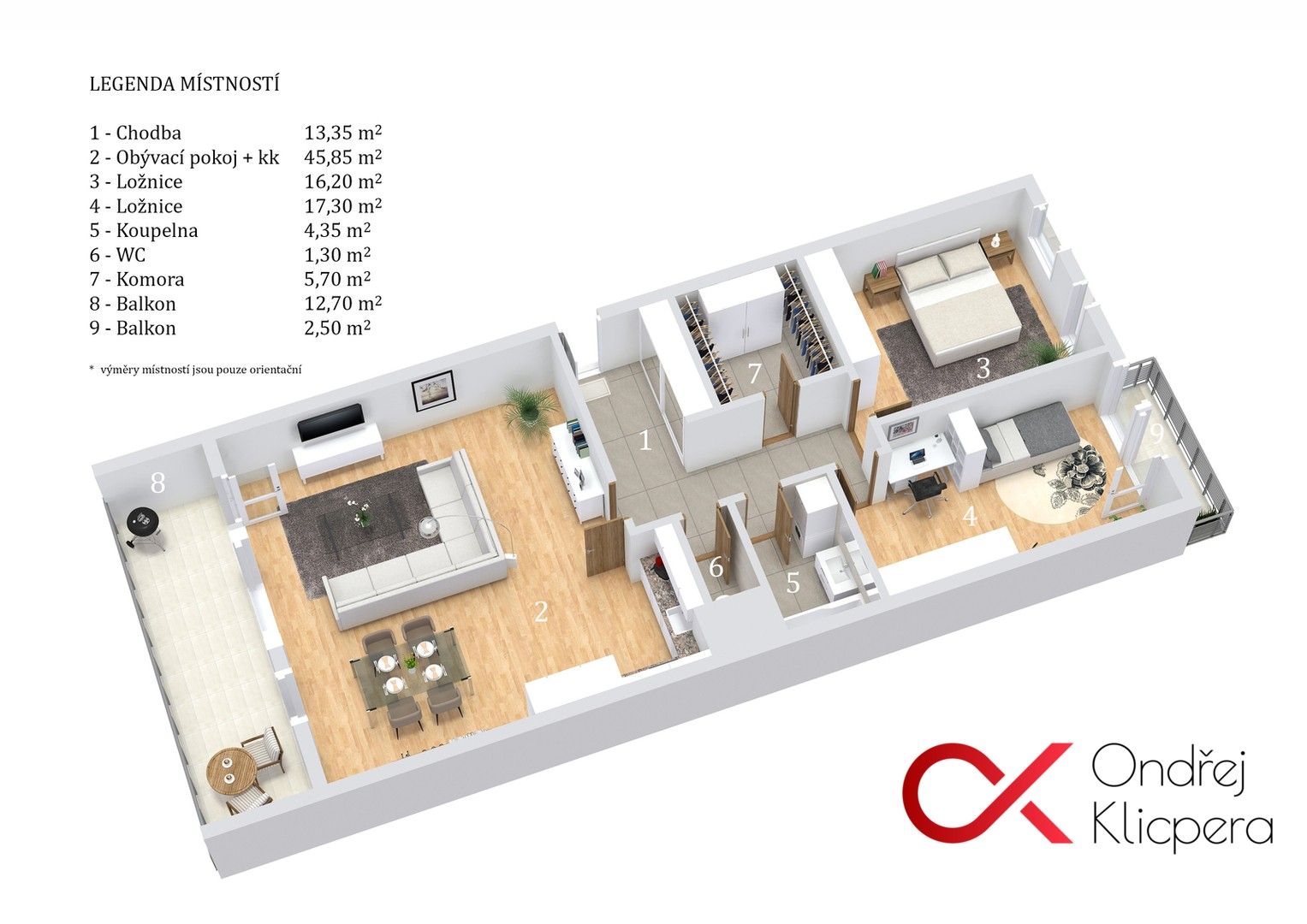 Pronájem bytu 3+kk 103 m² - foto 2