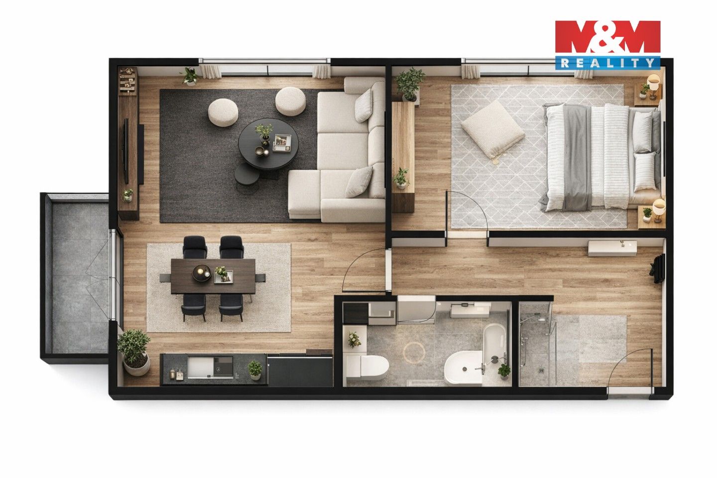 Prodej bytu 2+kk 63 m² - foto 6
