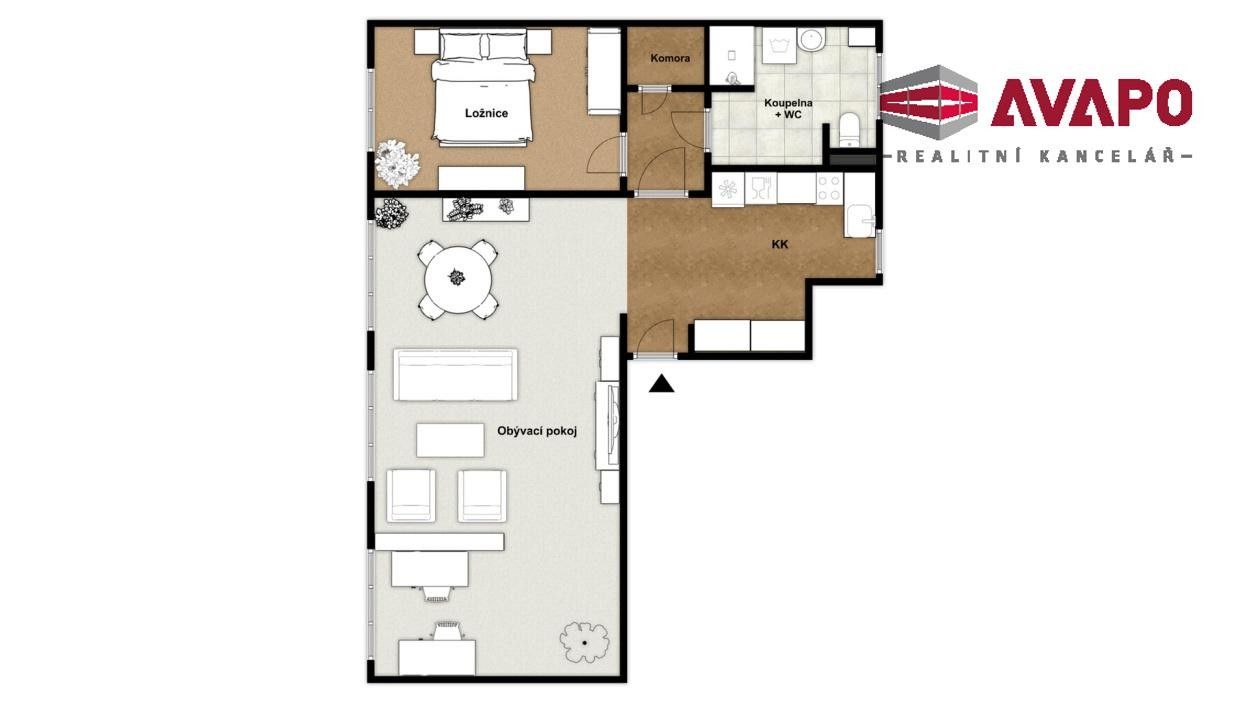Pronájem bytu 2+kk 70 m² - foto 14