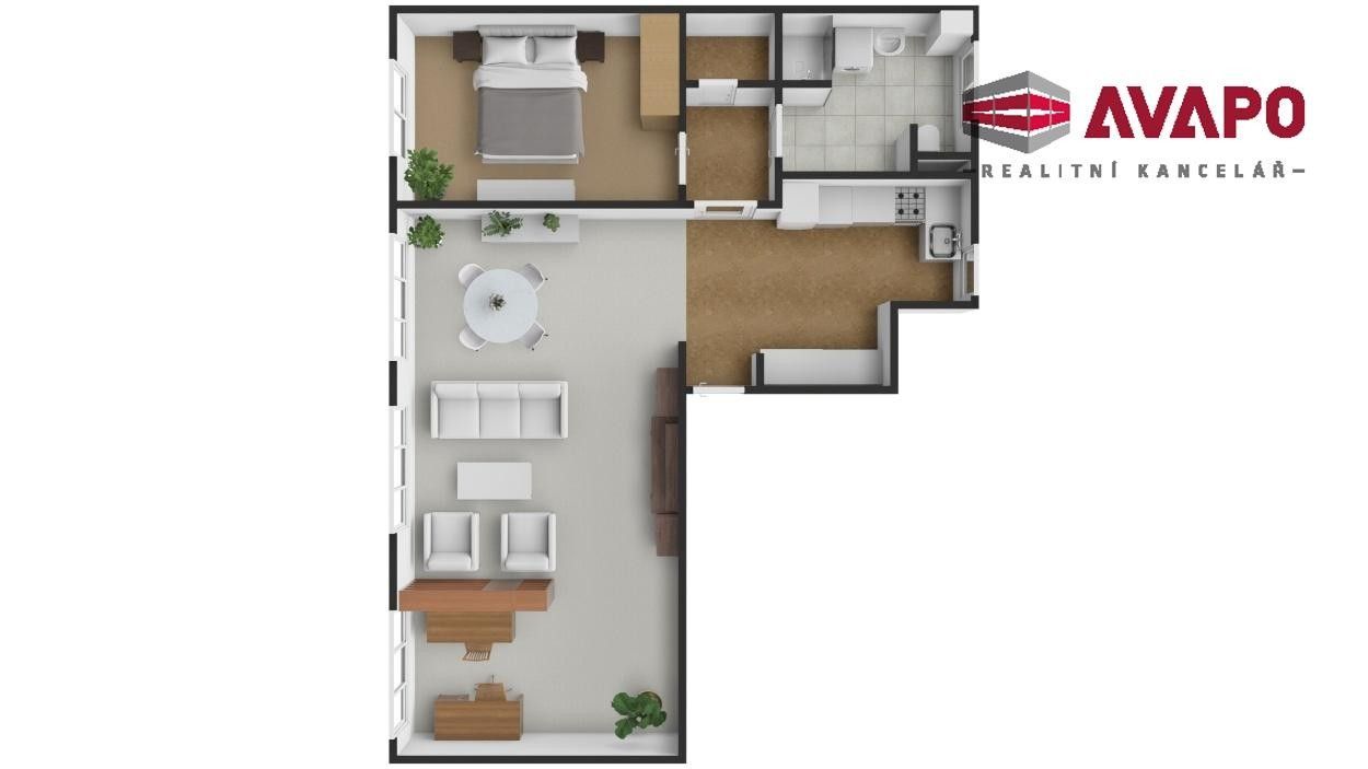 Pronájem bytu 2+kk 70 m² - foto 15