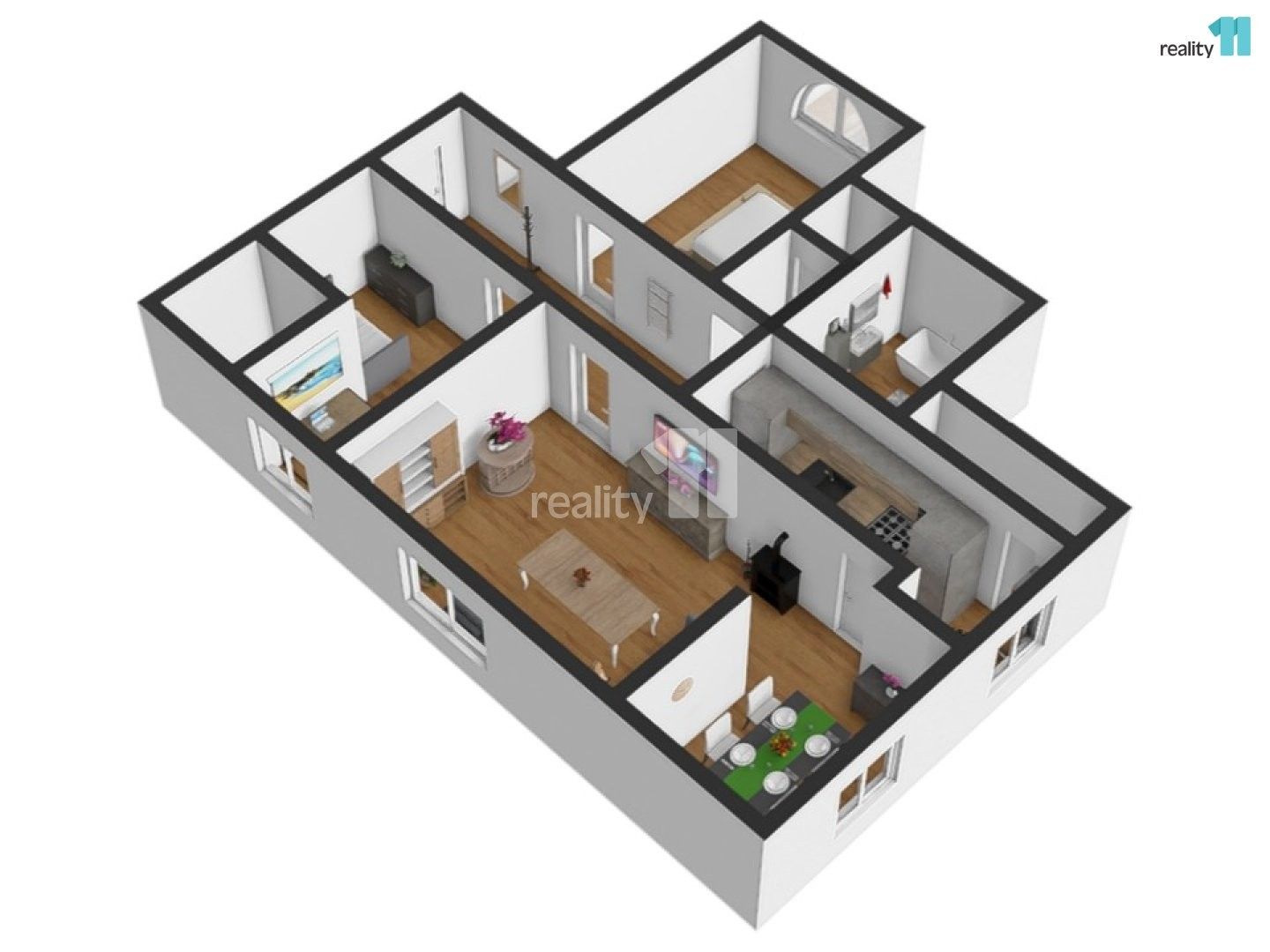Pronájem bytu 3+1 101 m² - foto 2
