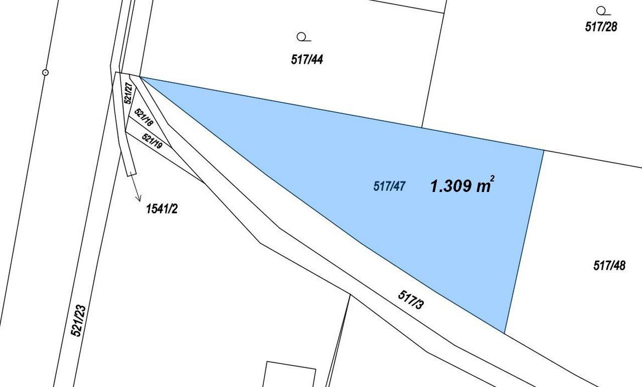 Prodej pozemku 1309 m² - foto 1