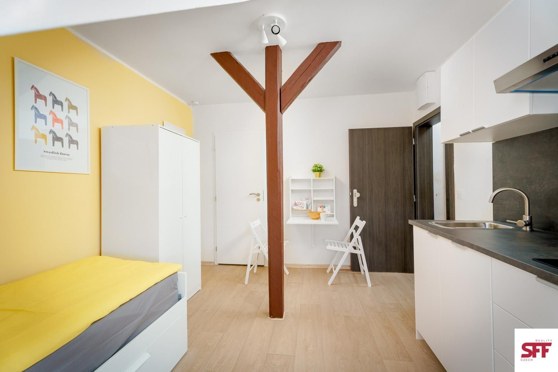 Pronájem bytu 1+kk 20 m² - foto 3
