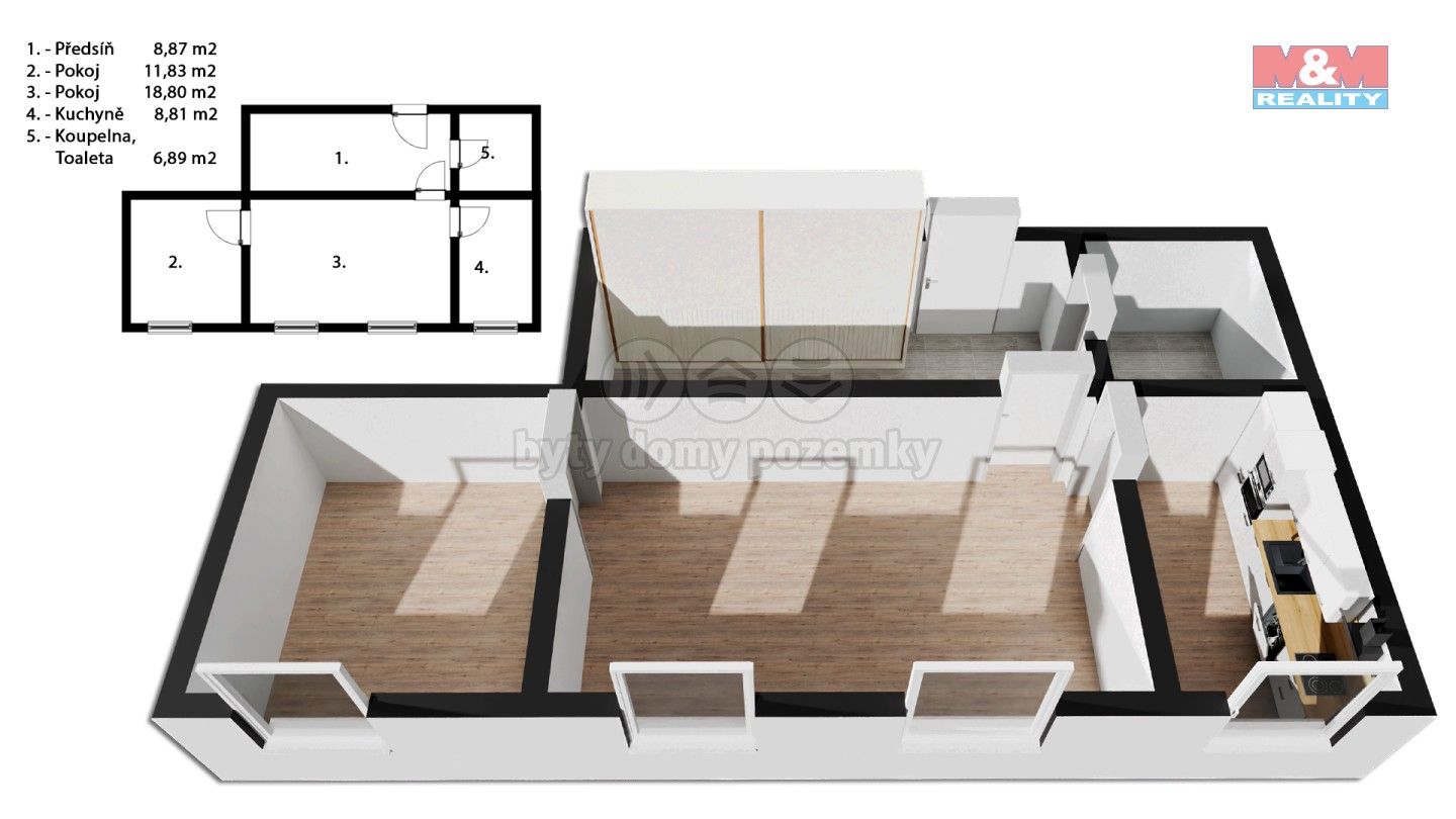 Prodej bytu 2+1 58 m² - foto 20