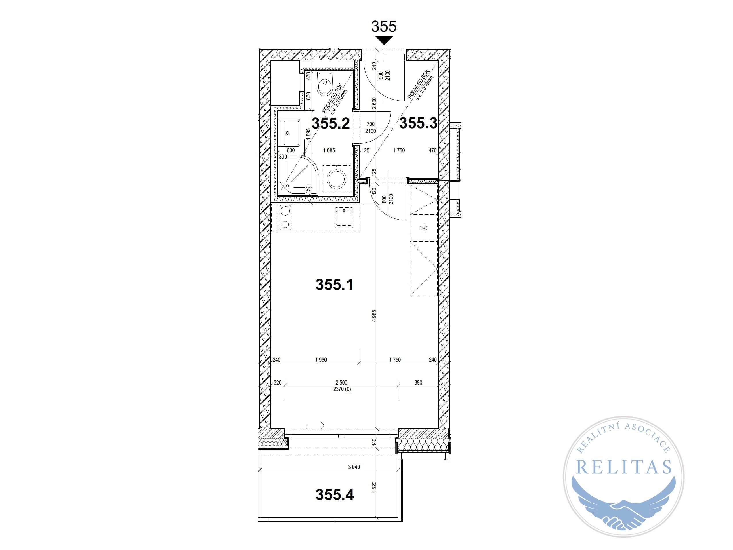 Pronájem bytu 1+kk 30 m² - foto 16