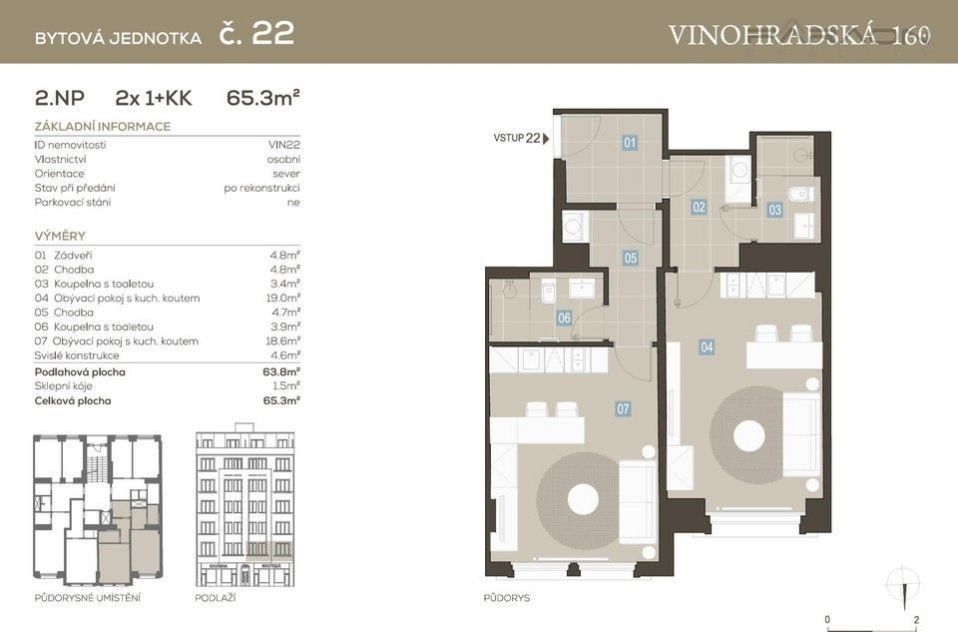 Prodej bytu 2+kk 65 m² - foto 23