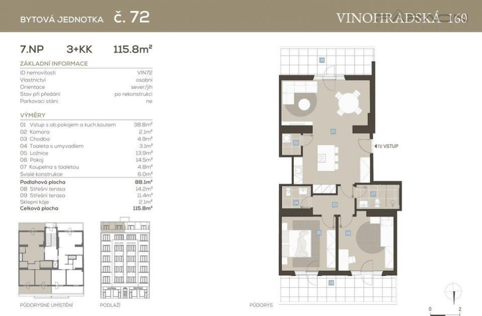 Prodej bytu 3+kk 115 m² - foto 5