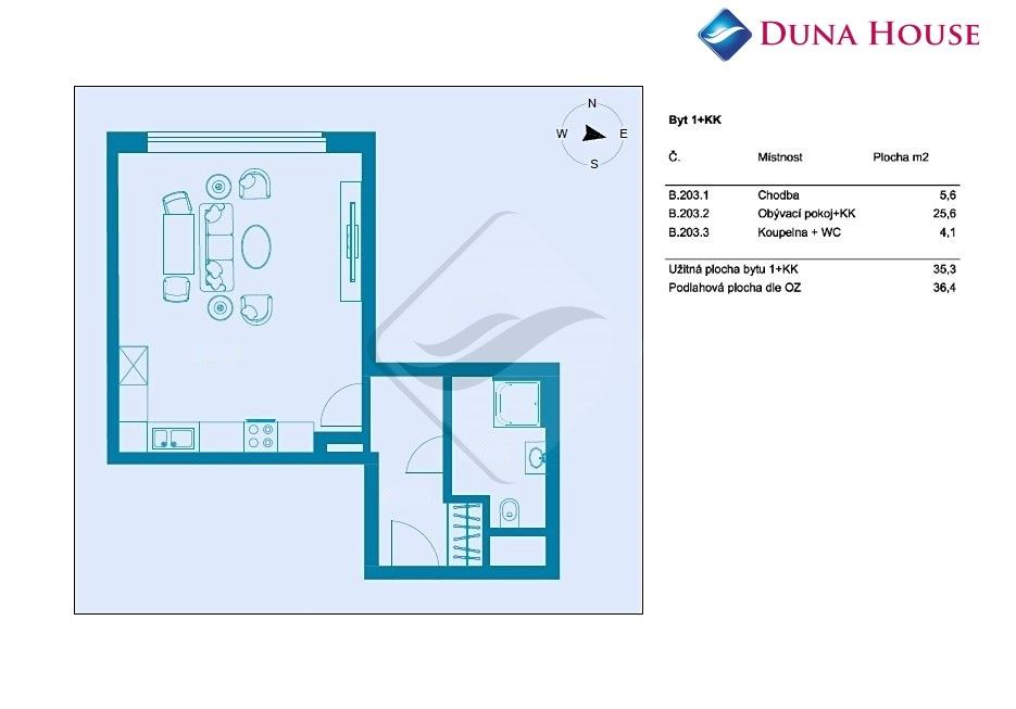 Prodej bytu 1+kk 37 m² - foto 5