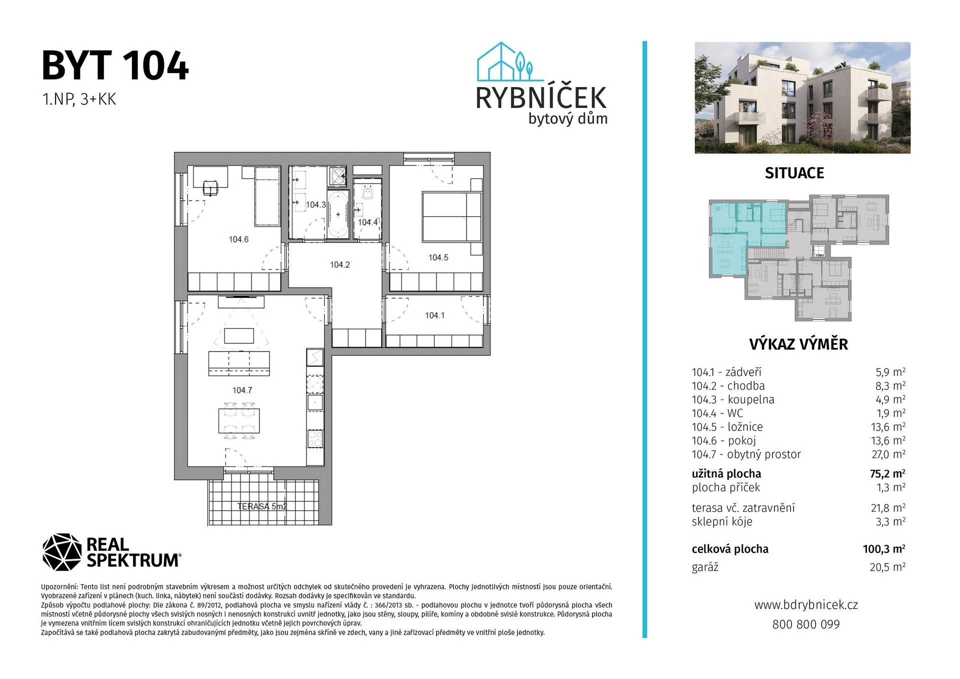 Prodej bytu 3+kk 75 m² - foto 2