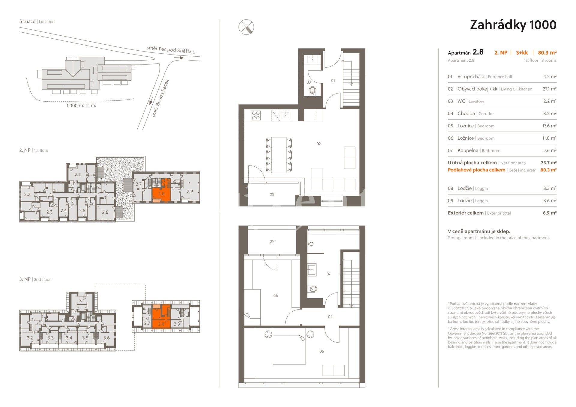 Prodej bytu 3+kk 74 m² - foto 14