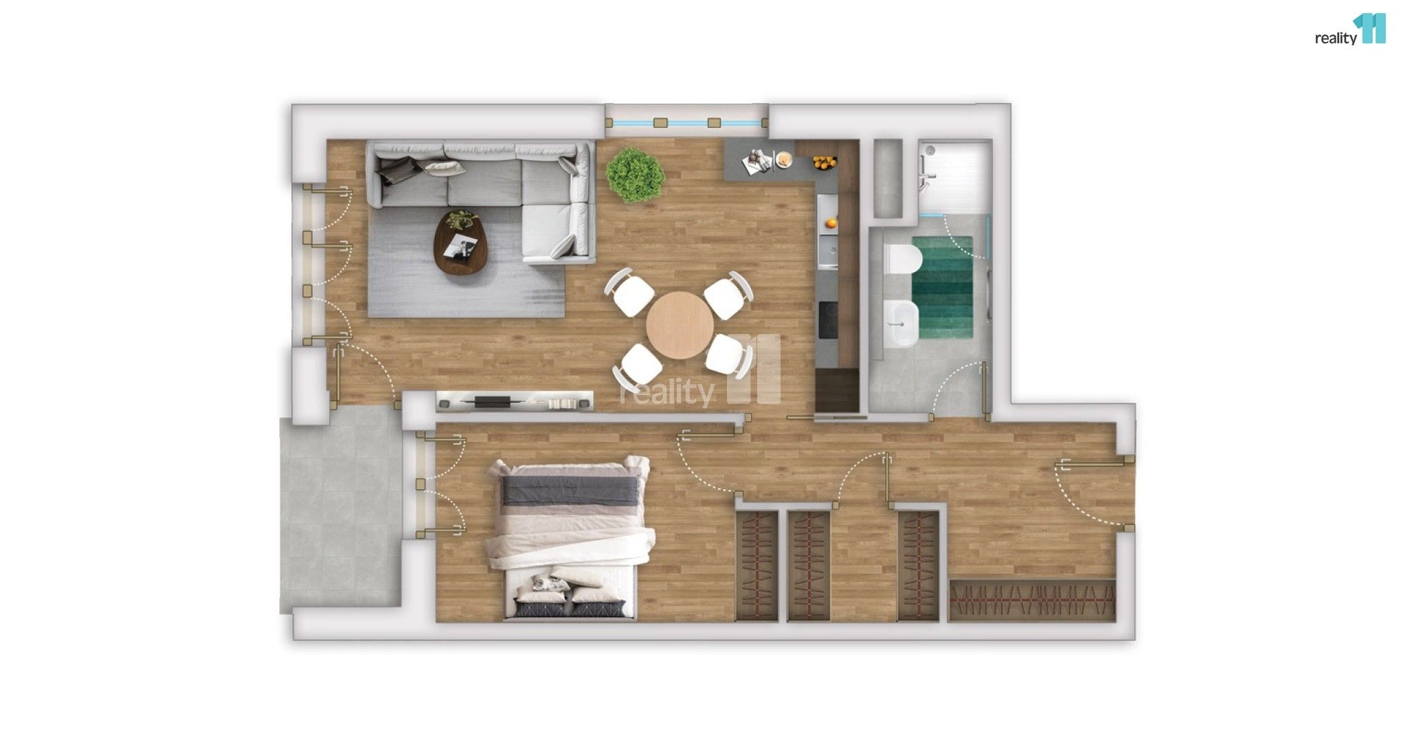 Prodej bytu 2+kk 61 m² - foto 3
