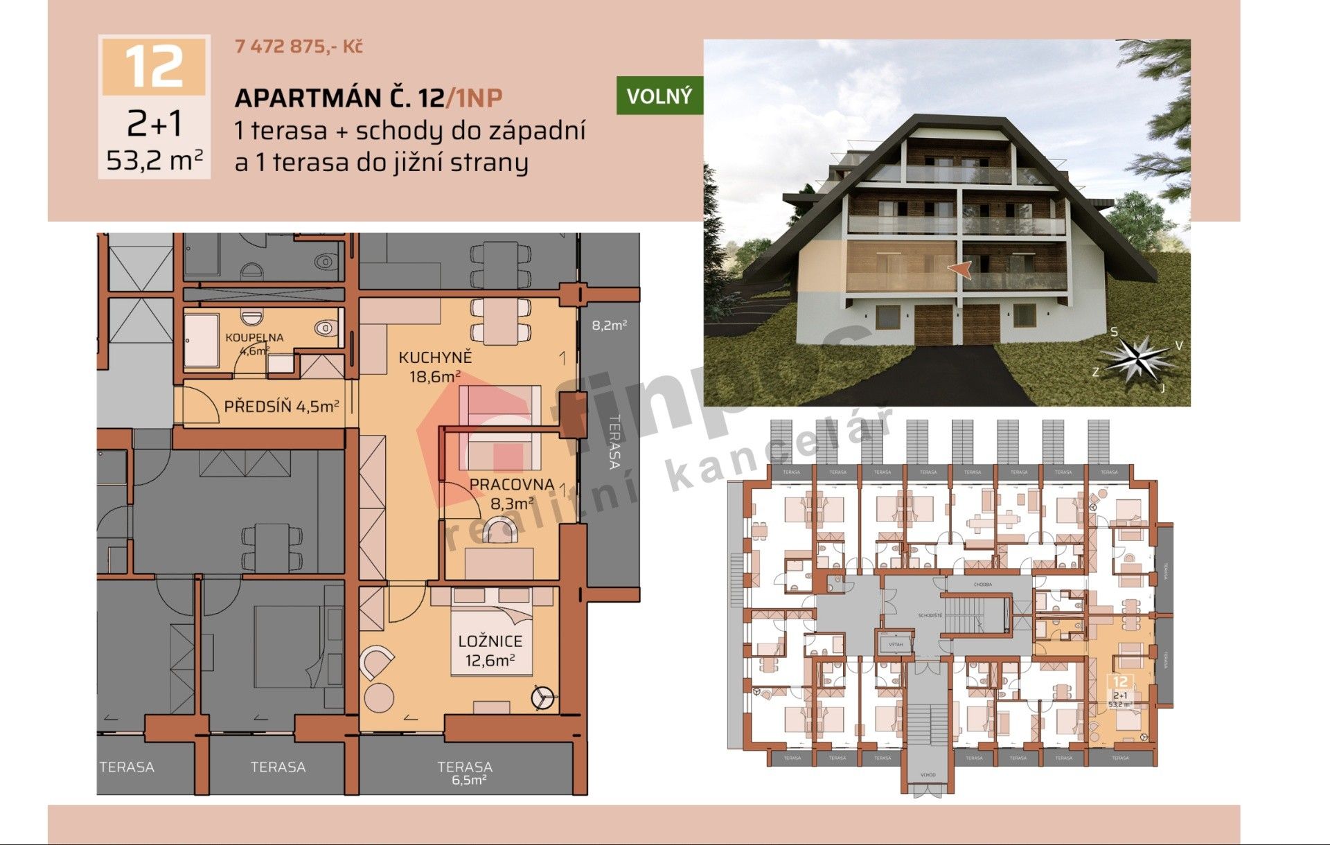 Prodej komerčního prostoru 53 m² - foto 1