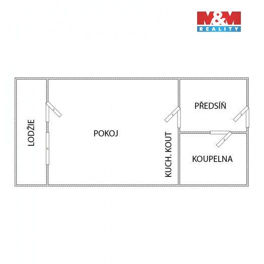 Pronájem bytu 1+kk 23 m² - foto 9