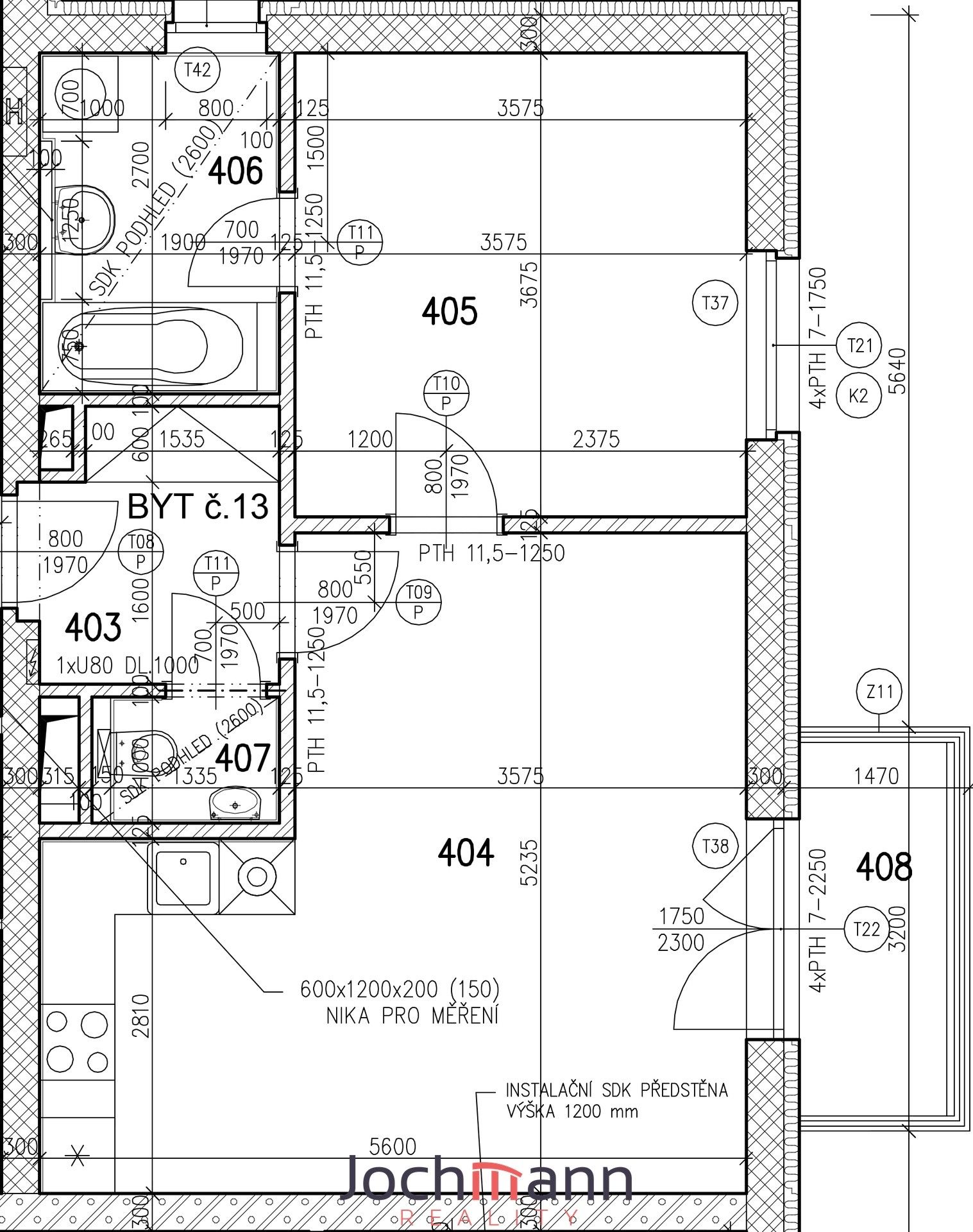 Pronájem bytu 2+kk 51 m² - foto 12