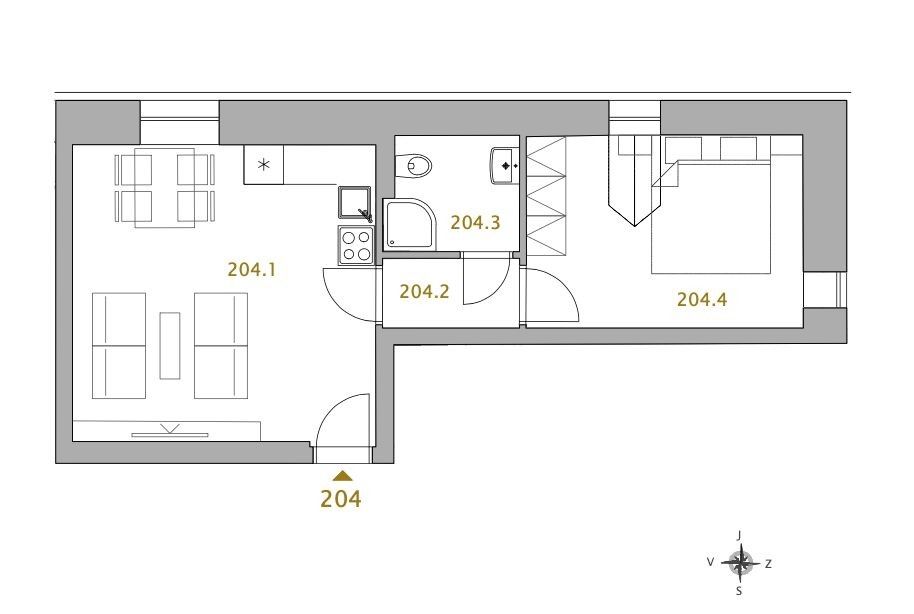 Prodej bytu 2+kk 40 m² - foto 4