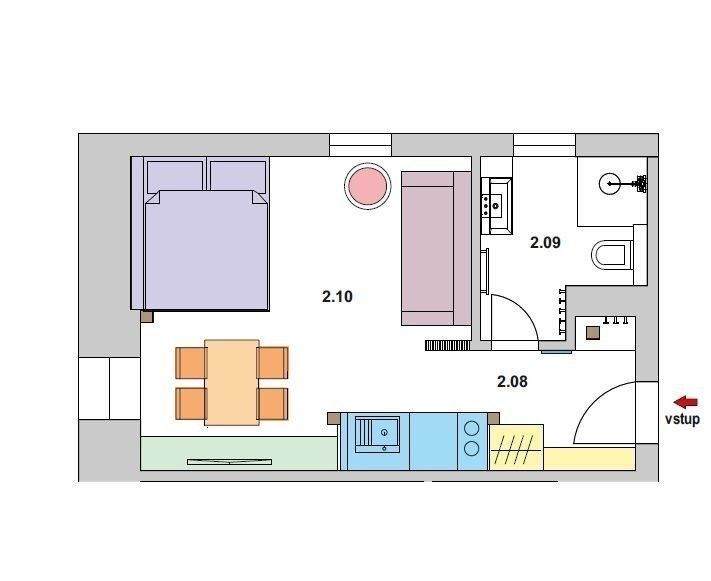 Pronájem bytu 1+kk 26 m² - foto 4