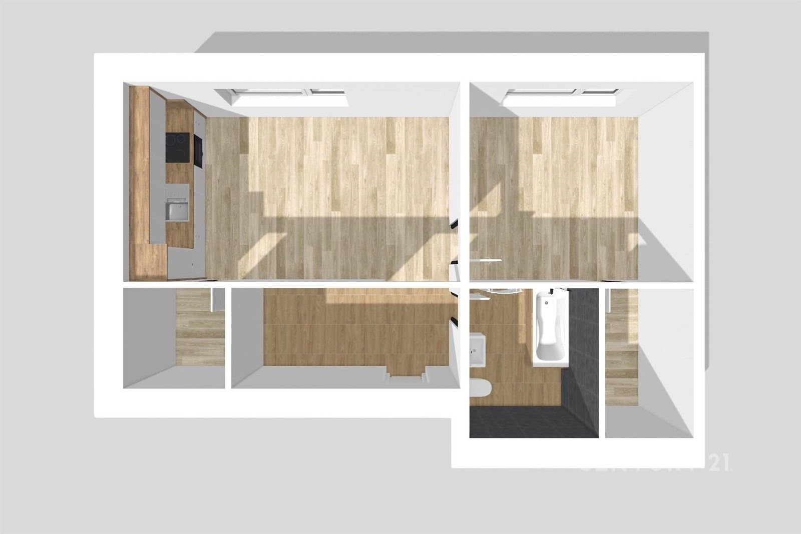Pronájem bytu 2+kk 48 m² - foto 14
