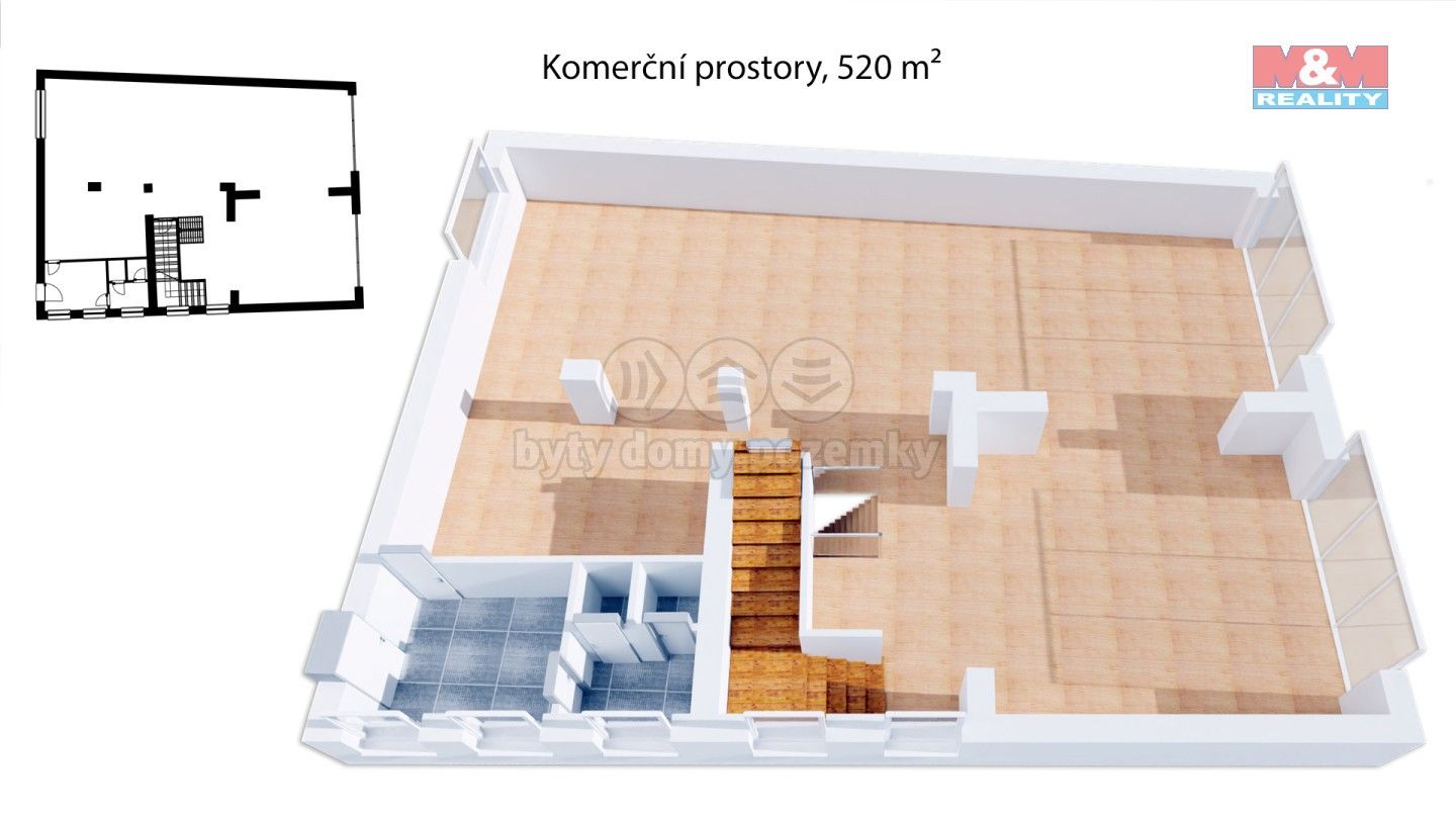 Pronájem komerčního prostoru 520 m² - foto 6