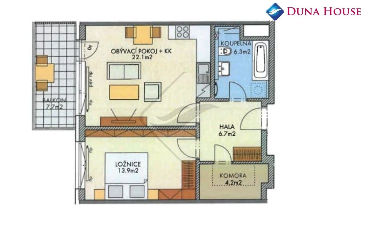 Prodej bytu 2+kk 56 m² - foto 3