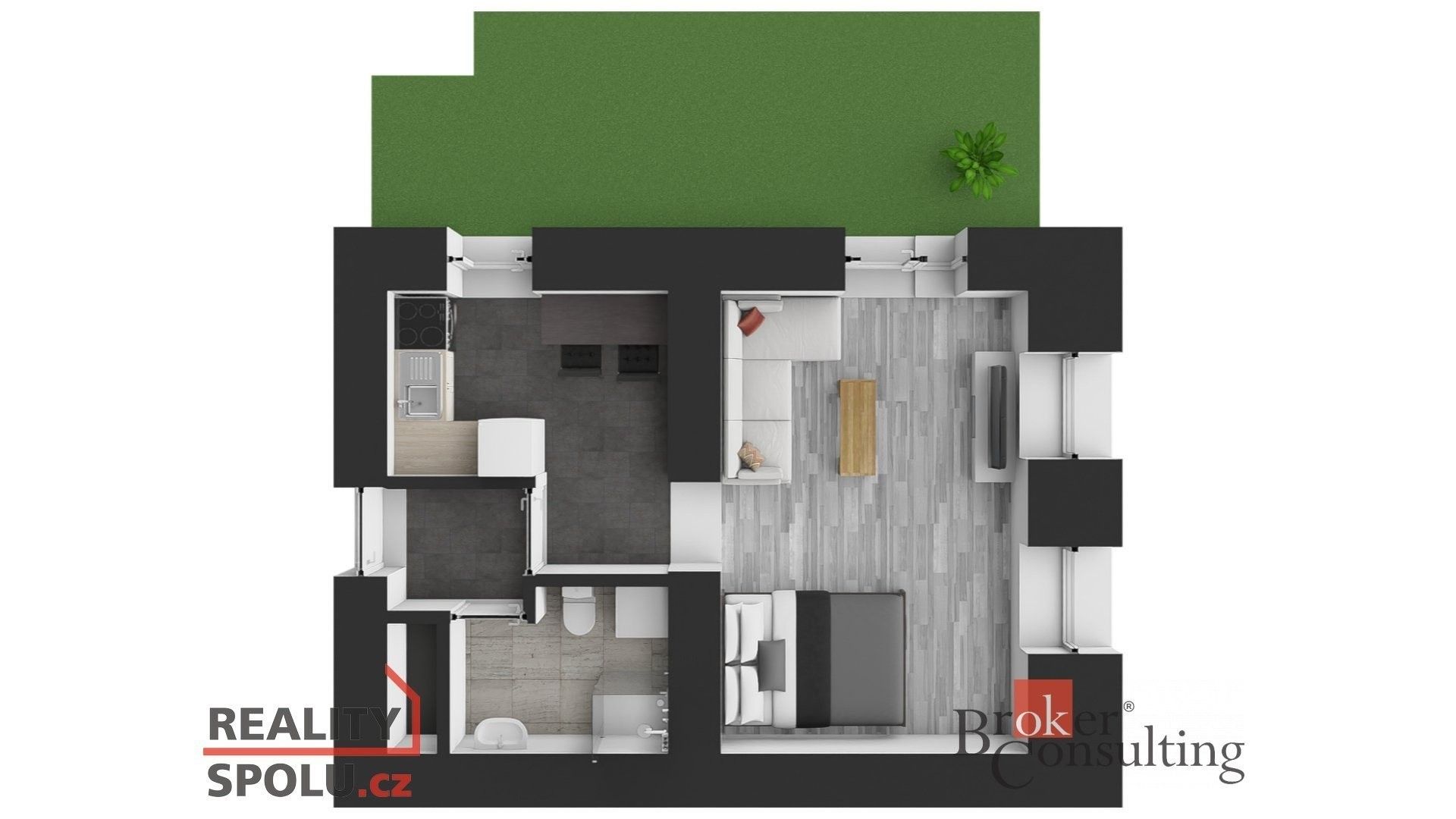 Prodej bytu 1+1 33 m² - foto 11