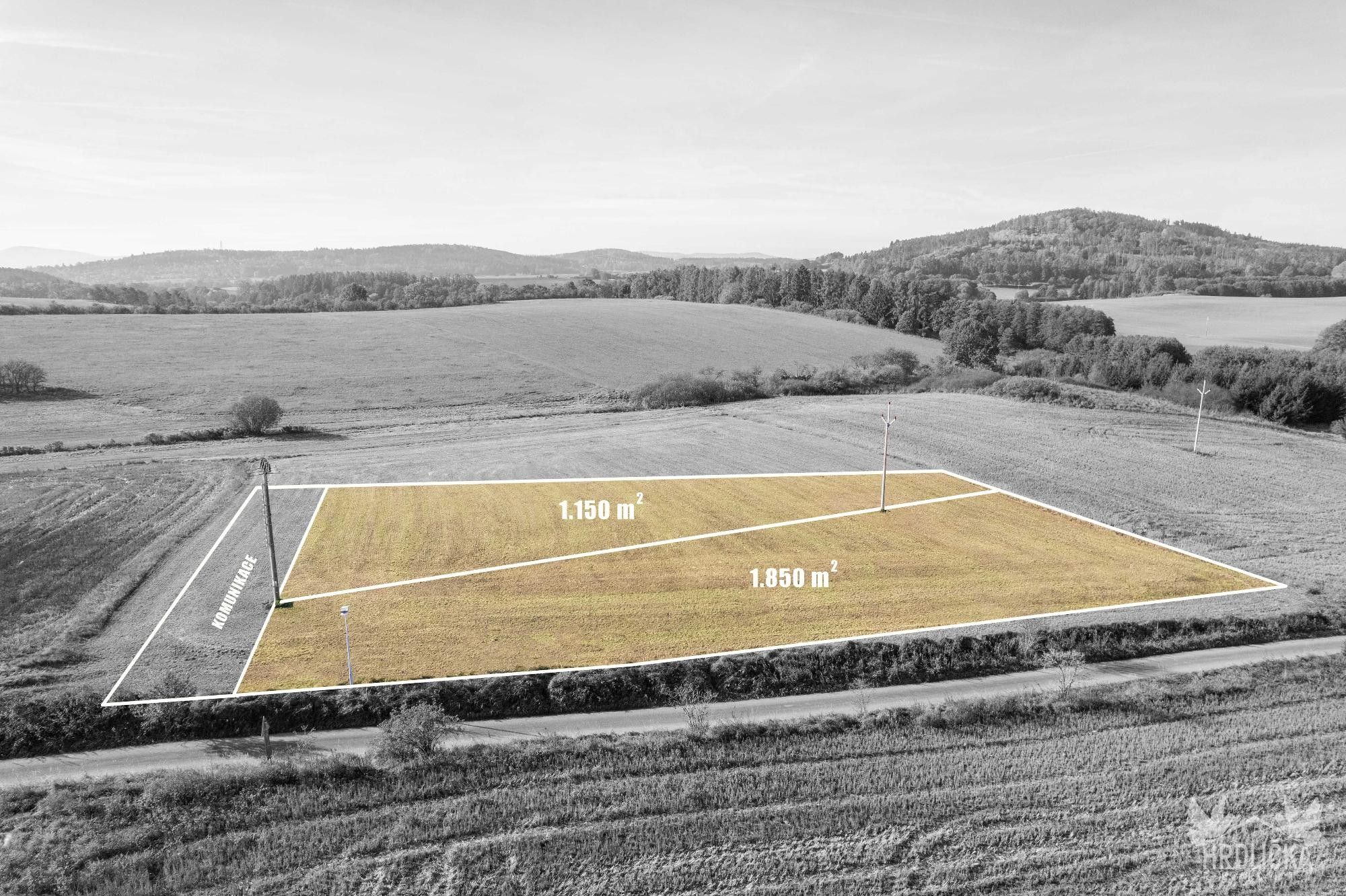 Prodej pozemku 1850 m² - foto 1