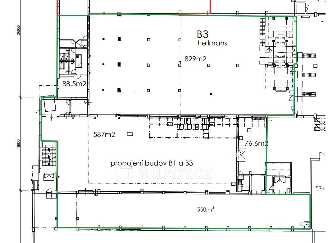 Pronájem komerčního prostoru 1931 m² - foto 6