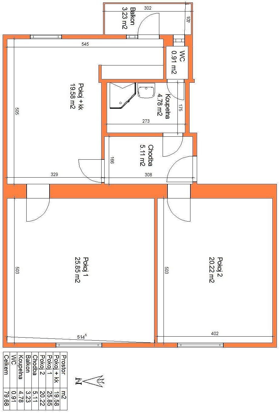 Pronájem bytu 20 m² - foto 3